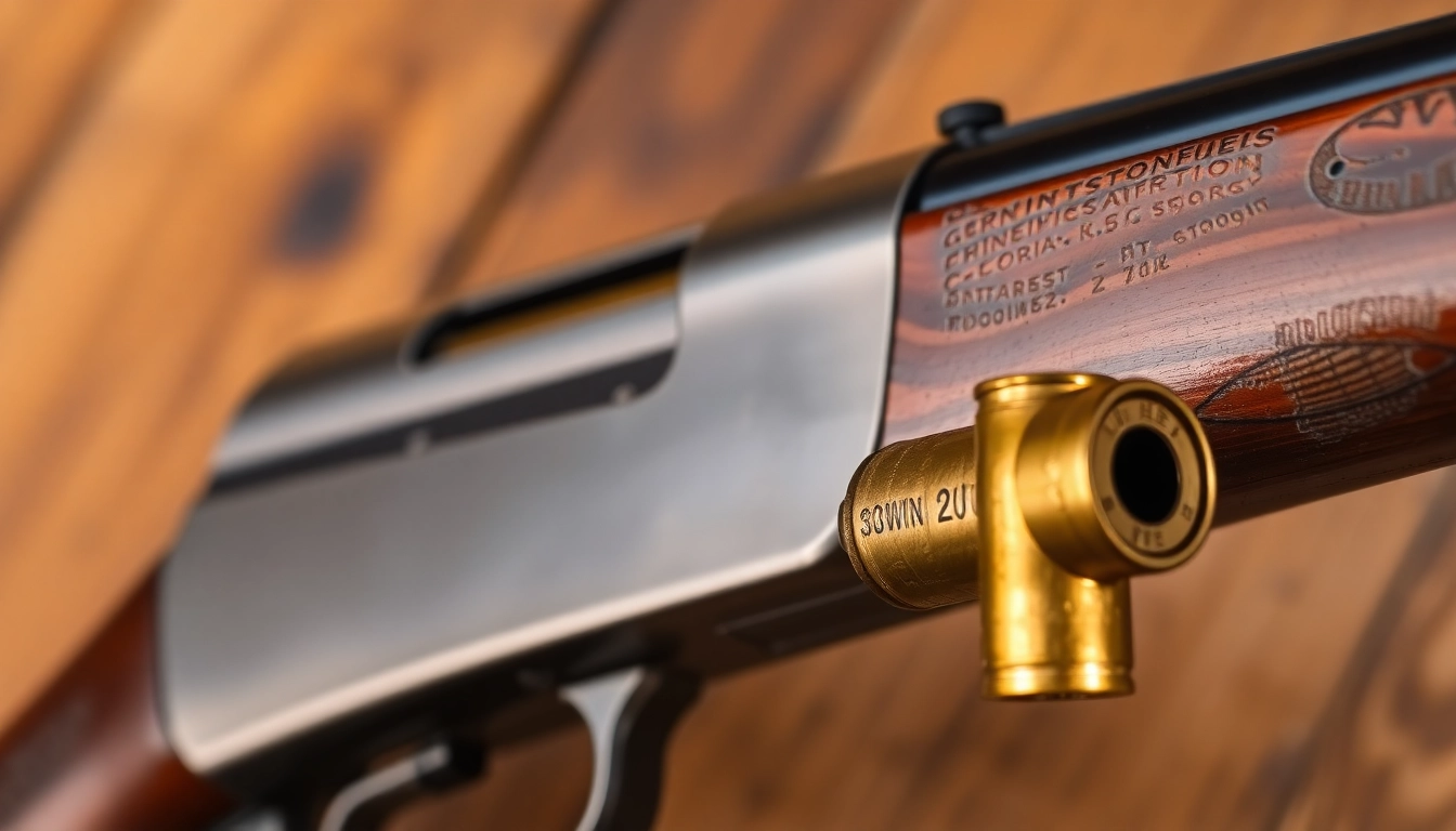A detailed shot of a 32WIN cartridge in a classic rifle, highlighting its historical appeal and craftsmanship.