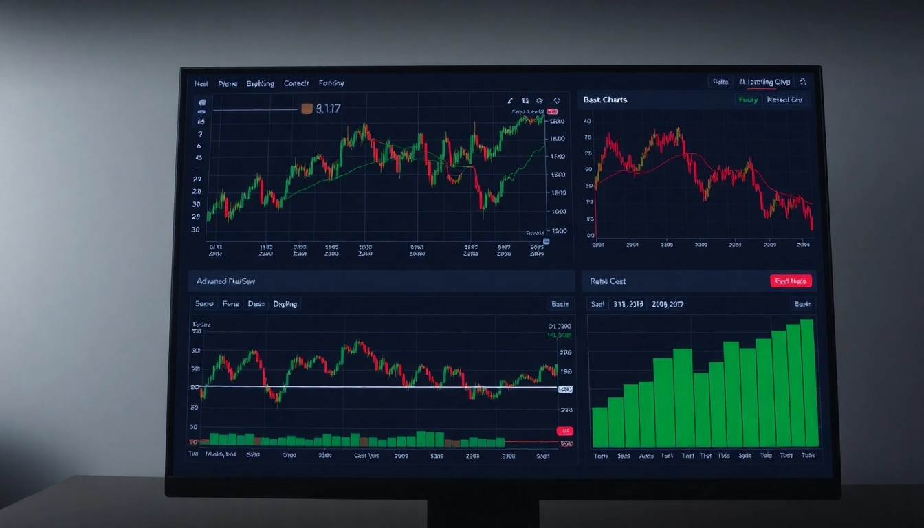 Trading view platform showing detailed charts and real-time market analysis for traders and